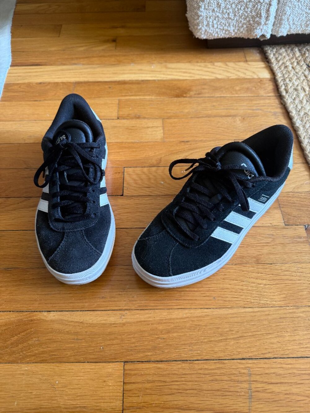 Black Platform Adidas Sneakers